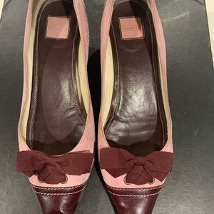 Coach Kitty Heels.  Size 8.5